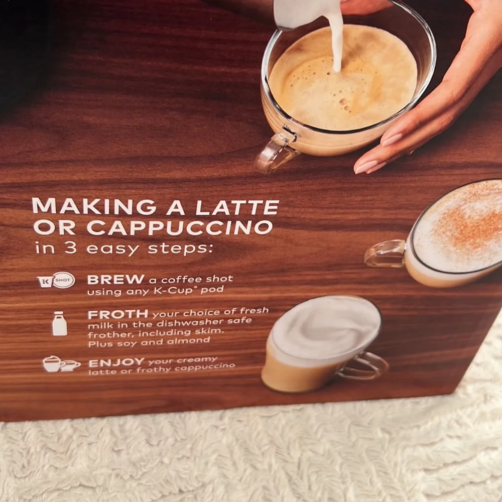 Keurig K-Cafe Special Edition K-Cup Pod Coffee, Latte and Cappuccino Maker, New - Picture 10 of 16